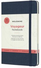 Moleskine - zápisník Voyageur - modrý M - 