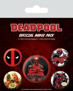 Sada odznaků - Deadpool - 