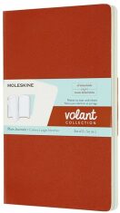 Moleskine - zápisníky Volant 2 ks - čistý, oranžový a modrý L - 
