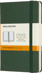 Moleskine - zápisník - linkovaný, zelený S - 
