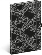 Notes - Star Wars Black linkovaný, 13 × 21 cm - 