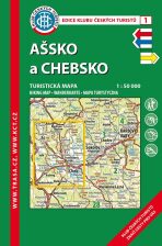KČT 1 Ašsko a Chebsko 1:50T Turistická mapa - 