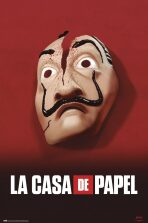 Plakát 61x91,5cm La Casa De Papel - Mask - 