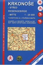 WKK Krkonoše střed 1:25 000 ROSY / turistická mapa - 
