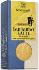 Kurkuma Latte – zázvor bio, pikantní směs koření k přípravě s horkým mlékem - 