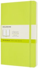 Moleskine Zápisník žlutozelený L, čistý, měkký - 