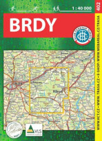 KČT 402 Brdy 1:40 000 Turistická mapa - 