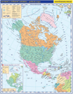 Severní a střední Amerika – příruční politická mapa - 