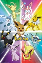 Plakát Pokemon - Eevee Evolution - 