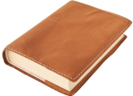 Kožený obal na knihu KLASIK - Ořechová (XL) - 
