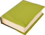 Kožený obal na knihu KLASIK XL 25,5 x 39,8 cm - kůže zelená - 