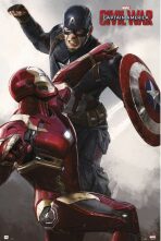 Plakát Capitain America Civil War - Cap VS Iron Man - 