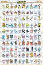 Plakát Pokemon - Johto Pokemon - 