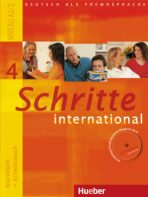 Schritte international 4: Kursbuch + Arbeitsbuch mit Audio-CD zum Arbeitsbuch und interaktiven Übungen - Silke Hilpert