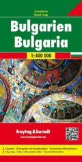AK 0902 Bulharsko 1:400 000 / automapa + mapa volného času - 