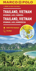 Thajsko, Vietnam, Laos, Kambodža/mapa 1:2M MD (ZoomSystem) - 