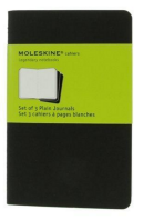 Moleskine - Notesy 3 ks - černé, čisté S - 