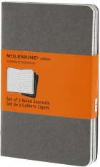 Moleskine - Notesy 3 ks - linkované, světle šedé S - 