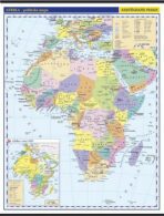 Afrika - školní nástěnná politická nástěnná mapa,1:10 mil./96x126,5 cm - 