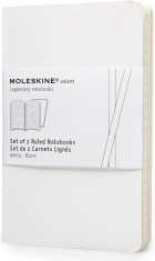 Moleskine - zápisník Volant - linkovaný,bílý S - 