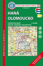 Haná Olomoucko /KČT 57 1:50T Turistická mapa - 