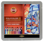 Sada pastelek Polycolor 48ks v plechovém obalu - 