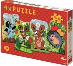 Puzzle Krteček - 4x12 dílků - 