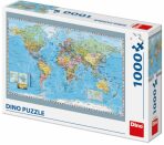 Politická mapa světa 1000 puzzle - 