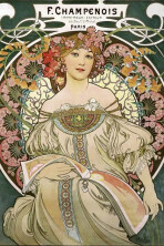 Plakát Alfons Mucha - F. Champenois - 