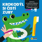 Krokodýl - si čistí zuby - leporelo - 