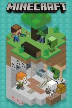 Plakát Minecraft - Into the Mine - 