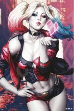 Plakát 61x91,5cm - Harley Quinn - Kiss - 