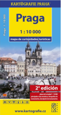 Praga - Mapa de curiosidades turísticas /1:10 tis. - 