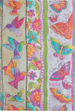 Diář Paperblanks 12M 2024 Hummingbirds & Flutterbyes Mini HOR - 