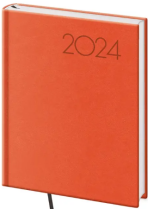 Diář 2024 denní B6 Print Pop - oranžový - 