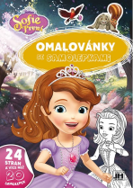 Omalovánky A4 se samolepkami - Sofie První - 