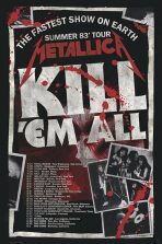 Plakát Metallica - Kill 'Em All 83 Tour - 