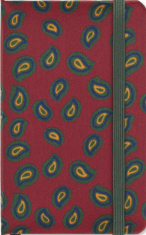 Moleskine Silk Zápisník bordeaux vínový XS, čistý, v dárkové krabici - 