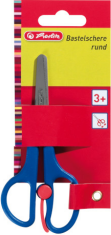 Nůžky s kul.špič.13 cm s pojistkou mix barev - 