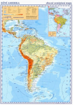 Jižní Amerika – příruční obecně zeměpisná mapa - 