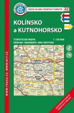 KČT 42 Kolínsko a Kutnohorsko 1:50 000 Turistická mapa - 