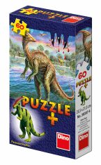 Puzzle 60 Dinosauři + figurka - 