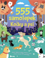 555 samolepek - Kočky a psi - 