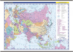 Asie - školní nástěnná politická mapa 1:10 mil./136x96 cm - 