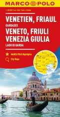 Itálie č.4 - Veneto, Friuli, Lago di Garda 1:200 000 / regionální mapa MARCO POLO - 