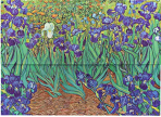 Desky na dokumenty Paperblanks - Van Gogh’s Irises - 