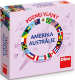 POZNEJ VLAJKY AMERIKA A AUSTRÁLIE Cestovní hra (622609) - 