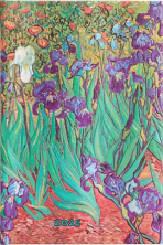 Diář Paperblanks 12M 2025 Van Gogh’s Irises Mini HOR - 