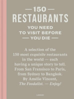 150 Restaurants You Need to Visit Before You Die - Amelie Vincent