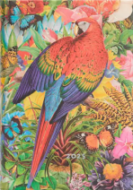 Diář Paperblanks 12M 2025 Tropical Garden Mini DAY - 